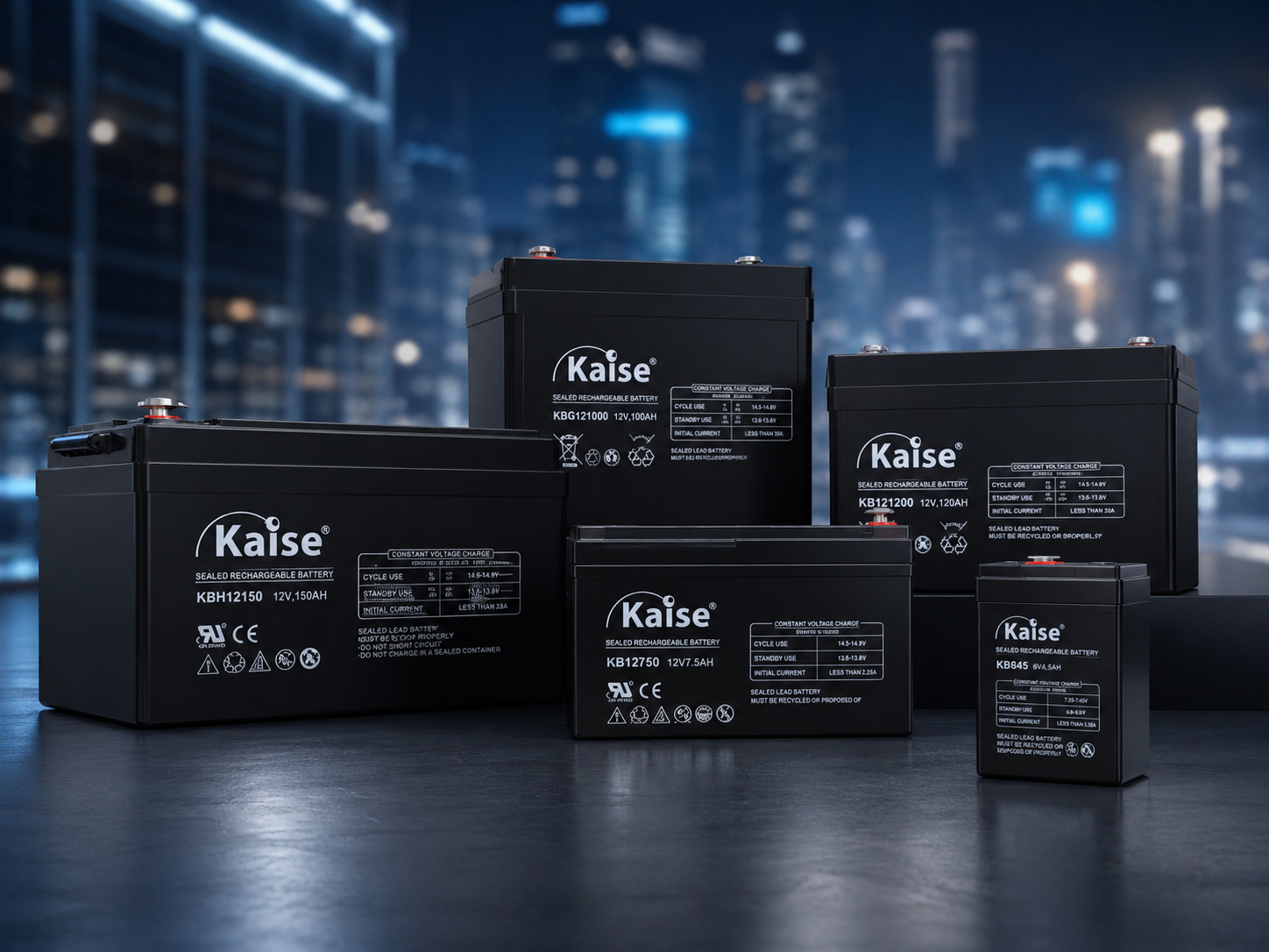 Baterías KAISE de respaldo